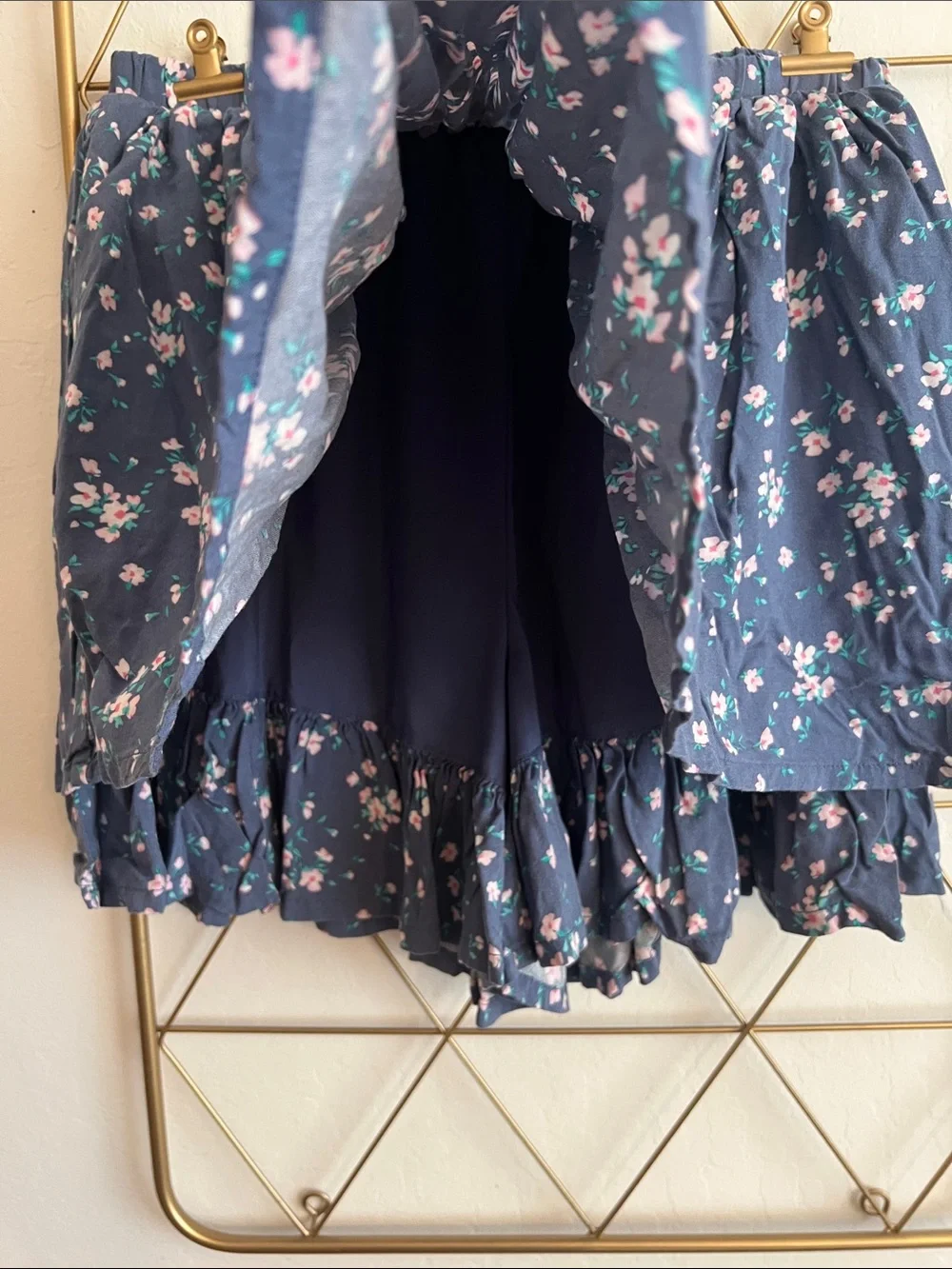 XL (14-16) | Old Navy Girls High Waisted Floral Skort